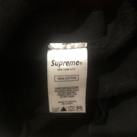 FW17 Supreme Box Logo Hoodie (Black/Lime Green) - Picture 11 of 11